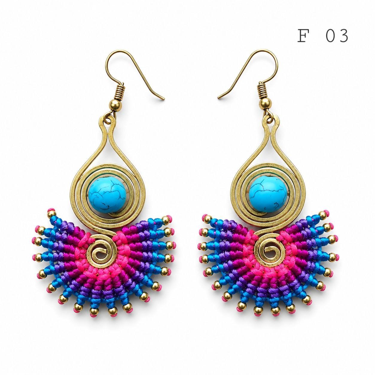 Macramé Earrings (Set E-F-G) - Image 11