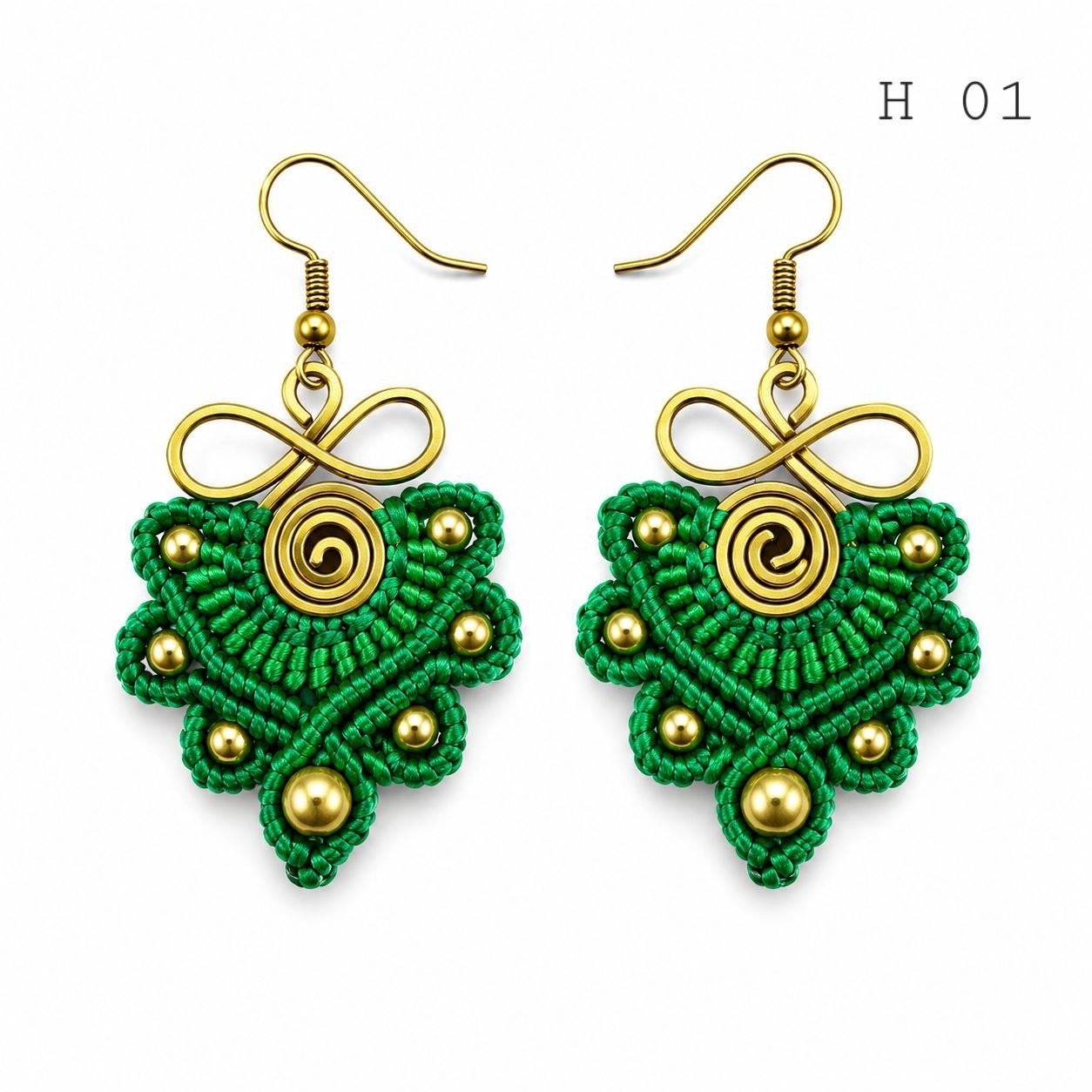 Macramé Earrings (Set H-I-J-K) - Image 3
