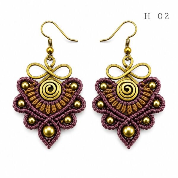 Macramé Earrings (Set H-I-J-K)