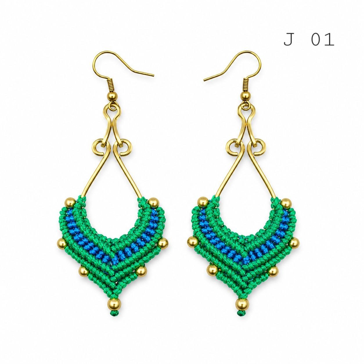 Macramé Earrings (Set H-I-J-K) - Image 7