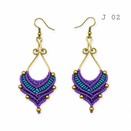 Macramé Earrings (Set H-I-J-K) - Image 8