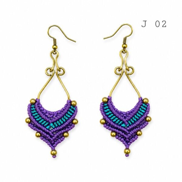 Macramé Earrings (Set H-I-J-K)