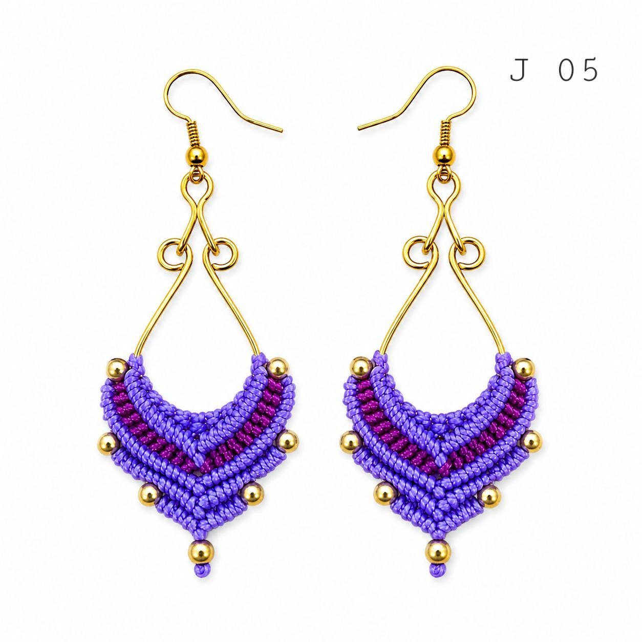 Macramé Earrings (Set H-I-J-K) - Image 11