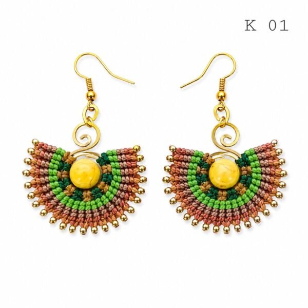 Macramé Earrings (Set H-I-J-K)