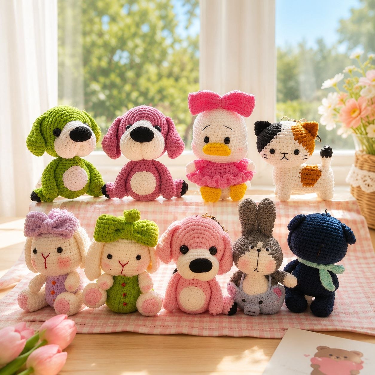 Crochet Animal Keychain - Image 1